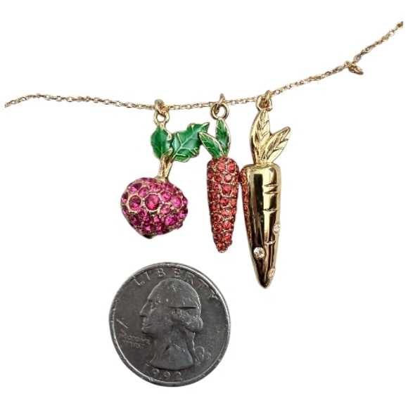 Kate Spade harvest time beets Earrings and necklace set - Picture 5 of 6